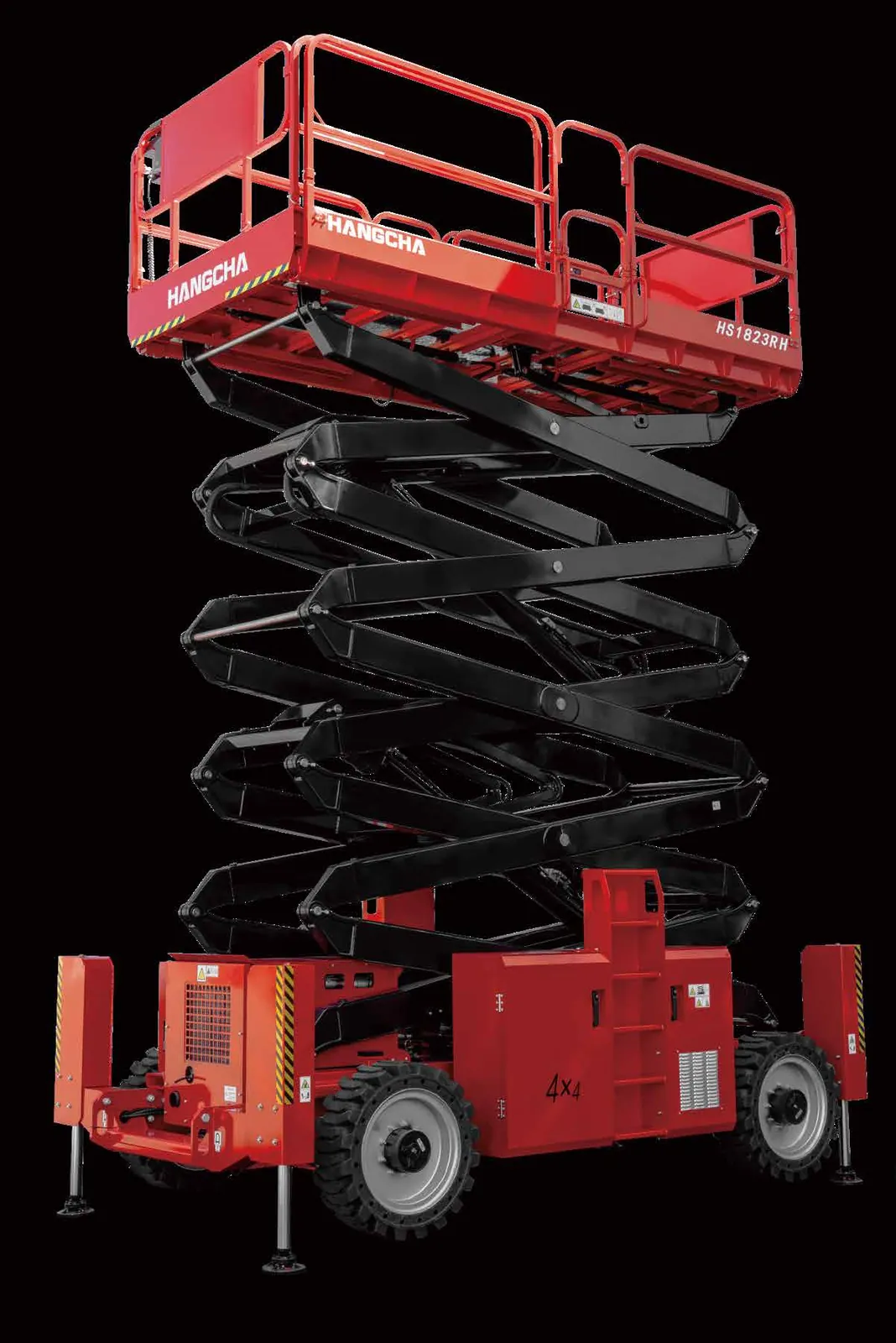 Nacelle à ciseaux tout-terrain diesel HS, 680 à 1150 kg